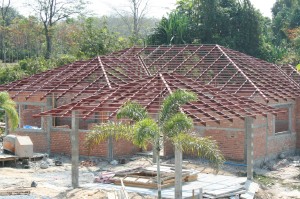 Steel Roof Structure 100% Complete